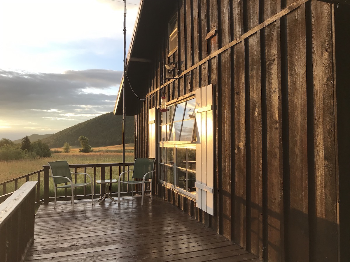 Morning on the deck